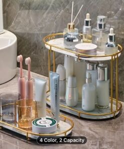 Wahaj Special Luxury 2-Tier Makeup Organizer