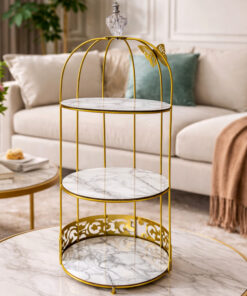 Premium Butterfly 3-Layer Vanity Cage Cosmetic Organizer