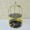 Luxury Butterfly 2-Layer Metal Vanity Cage Organizer