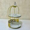 Luxury Butterfly 2 Layer Metal Vanity Cage Organizer 4