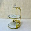 Luxury Butterfly 2 Layer Metal Vanity Cage Organizer 5