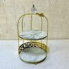Luxury Butterfly 2-Layer Metal Vanity Cage Organizer