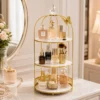 3-Layer Vanity Cage Cosmetic Organizer