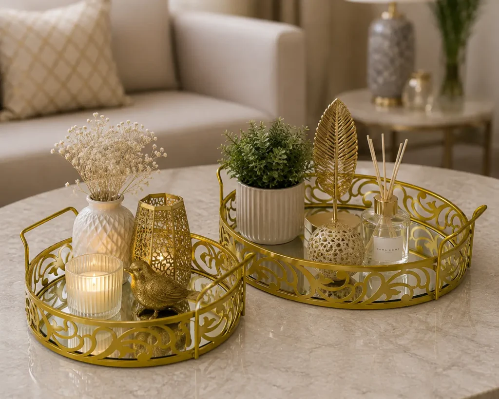 Mirror & acrylic Tray