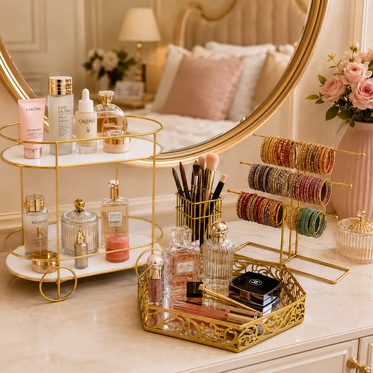 Makeup Organizer Set