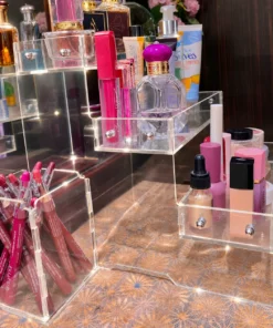 3 Layer Acrylic Cosmetic Stand