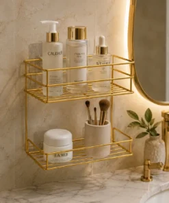 Alternative view of Wall Mounted Bathroom Storage Shelf
