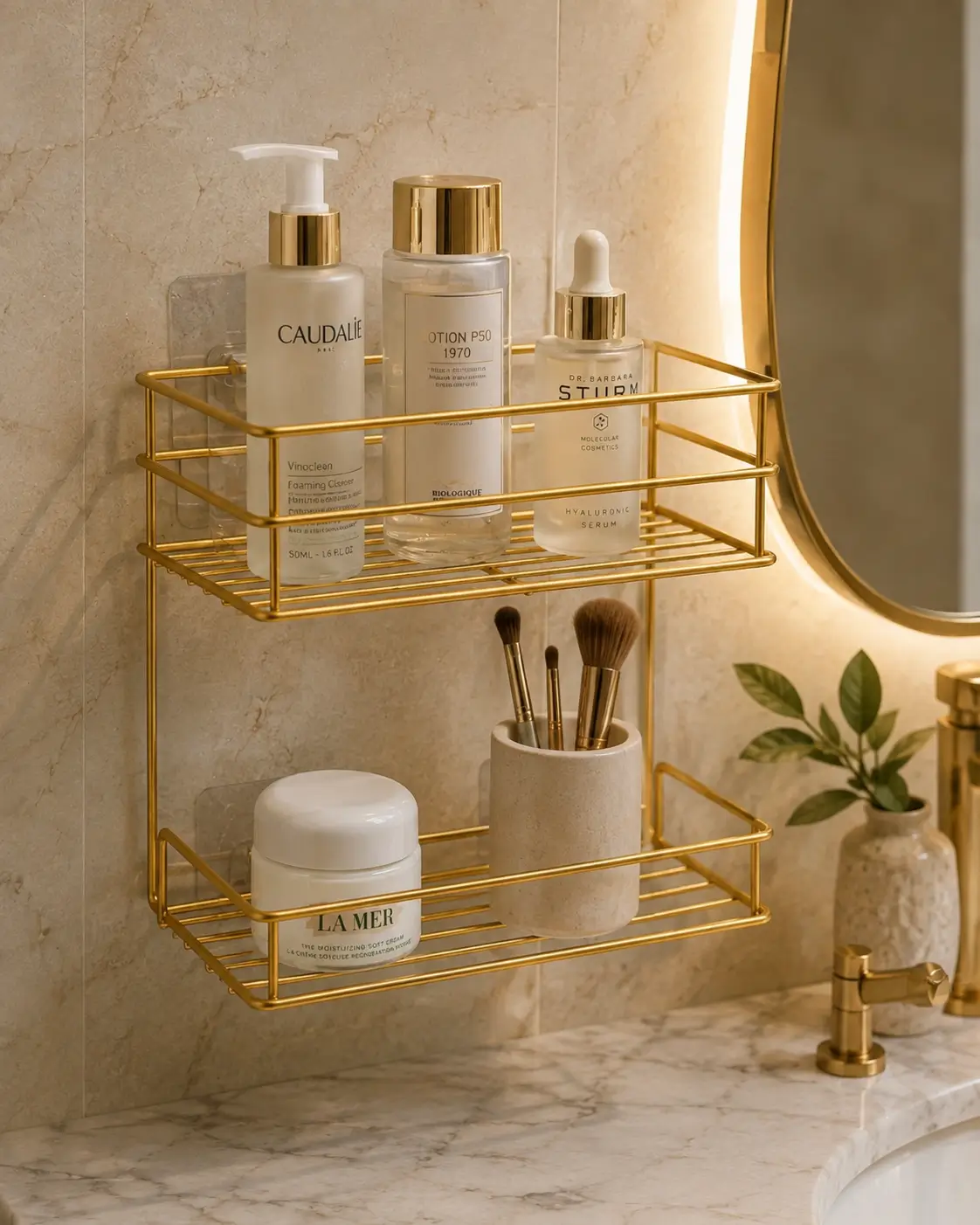 Wall Mounted Bathroom Storage Shelf - Image 2